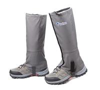 TRIWONDER Leg Gaiters Hiking Gators Waterproof Snow Walking Gaiters Adjustable Hiking Leg Cover for Climbing Hunting Skiing Backpacking Outdoors (Grey, S)