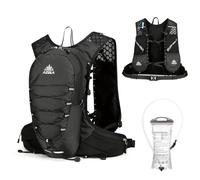 TRIWONDER Running Hydration Backpack Bike Cycling Backpack Lightweight Hiking Bag Daypack Walking Rucksack Hydration Pack for Women Men (01 Black - with a 2L Water Bladder, One Size)