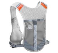 TRIWONDER Running Vest Women Men Reflective Hydration Running Backpack Water Vest Hydration Pack for Marathon Hiking Cycling (Grey - Only Vest)