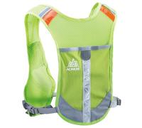 TRIWONDER Running Vest Women Men Reflective Hydration Running Backpack Water Vest Hydration Pack for Marathon Hiking Cycling (Green - Only Vest)