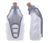 TRIWONDER Running Water Bottle Leakproof Small Hydration Flask for Sports Hiking Cycling, Fits Vest Pack Belt (PP - 250ml - 1 Pcs with Clip)