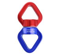 TRIWONDER Swing Swivel, 30KN Rotator Swing Spinner Hook Safety Rotational Device Hanging Accessory for Hanging Hammock, Web Tree Swing, Aerial Dance, Children's Swing Spinner Hanger (Red & Blue)