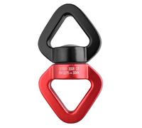TRIWONDER Swing Swivel, 30KN Rotator Swing Spinner Hook Safety Rotational Device Hanging Accessory for Hanging Hammock, Web Tree Swing, Aerial Dance, Children's Swing Spinner Hanger (Red & Black)
