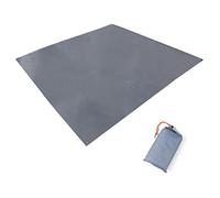 TRIWONDER Tent Tarp Tarpaulin Waterproof Hammock Rain Fly Camping Tarp Shelter Footprint Groundsheet Sunshade Mat for Hiking Backpacking Beach Picnic (01 Grey, 2.15 x 2.15 m)