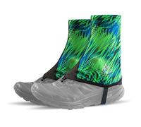 TRIWONDER Trail Running Gaiters Lightweight Breathable Sandproof Ankle Leg Gaiters Shoe Gators for Men Women Hiking Backpacking Walking (Green, L)