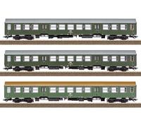 Trix 23180 Halberstaedter Middle Entrance Car Set 3 Piece DR Ep. IV HO 1:87 New