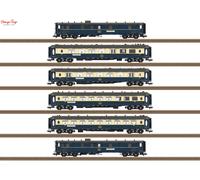 Trix CIWL Edelweiss Parlour Car Express Coach Set (6) II 1:87 HO Scale