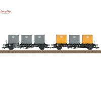 Trix 24161 DB Laabs VW Container Transport Wagon Set (2) IV