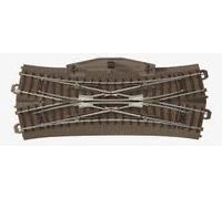 TRIX Minitrix C Track Electric Double Slip 24.3 Degree HO Gauge M62624