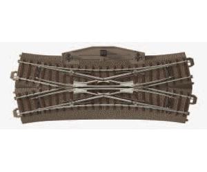 TRIX Minitrix C Track Electric Double Slip 24.3 Degree HO Gauge M62624