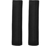 TRIXES 2PC Seatbelt Covers - Comfort Strap Pads - Black | Hook and loop fastening, soft cushioning, shoulder protection, car journeys, travel accessory