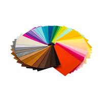 TRIXES 40PC A4 Felt Fabric Sheets Multi Colour Craft Pack
