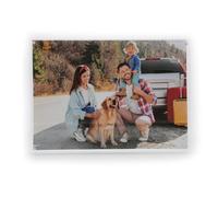 TRIXES A4 Acrylic Photo Frame - Magnetic Glass Effect Picture Frame | Perfect to Display on Your Desk or Stand on Your Sideboard or Rest on the Wall Shelf - 210 x 297mm, Multi-purpose