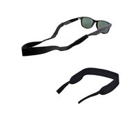 TRIXES Black Glasses Strap - Sport Sunglasses & Glasses Cord to Wrap Your Neck - Elastic Lanyard to Protect Glasses & Prevent Falling - Indoor & Outdoor Use - Men & Women Floating Glasses Sports Band