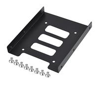 TRIXES Black Metal Internal Mounting Kit for 2.5 Inch SSD Laptop Drives & 3.5 Inch Hard Disk Drives - Bracket for Hard Drive - High Performance Mounting Replacement for Hard Drive