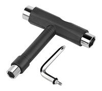 TRIXES Compact Multi-Tool for Skateboards - All-in-One Portable T-Tool with T-Allen Key and L-Phillips Wrench