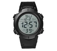 TRIXES Digital Watch - LED Backlight, Alarm & Stopwatch - Silicone Strap