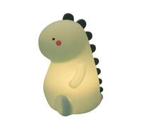 TRIXES Dinosaur Night Light for Children, Silicone - 7 Colour Options with Touch Sensor, Rechargeable Battery - Ideal Gift for Baby, Kids' Bedroom