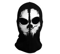 TRIXES Ghost Mask - Balaclava Motorcycling Paintball One Size Colour Black