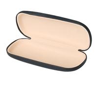 TRIXES Glasses Case - Black Hard Shell Case for Small and Medium Frames - Durable & Lightweight Protective Case for Eyeglasses or Sunglasses - Unisex