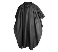 TRIXES Hairdressing Gown Barbers Cape - Black Full Length Cape Waterproof Unisex Professional Barbers/Hairdressers Gown for Hair Styling, Cuts and Colours