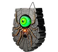 TRIXES Halloween Doorbell, Haunted Eyeball - Creepy Light Up Eyeball Doorbell - Trick or Treat Halloween Party Decoration