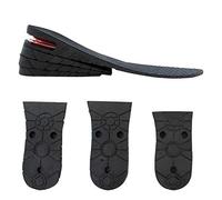TRIXES Height Increasing Insoles - 4 Layer Heel Lift - Shoe Insole Insert | Comfortable Heel Orthotic Insoles - Adjustable Arch Support - Foam Pads with Air Cushion - Up to 3” Rise - Trimmable to Size