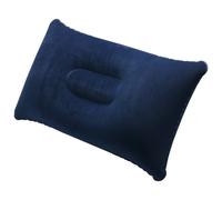 TRIXES Navy Blue Soft Inflatable Camping Travel Pillow Cushion - Compact Air Blow Up Pillow for Beach Sun Lounger Sunbathing Backpacking Hiking - Accessory for Travelling
