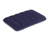 TRIXES XL Inflatable Camping Pillow - Navy Blue Flocked Finish - Extra Large Travel Essential - Supportive, Comfortable Accessory for at Holidays, Festivals and More