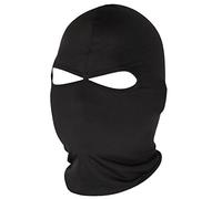 TRIXES Lightweight Full Face Balaclava - Black - Stretch to Fit Fabric | UV Protective Mask for Skiing, Motorcycling & More - Ideal for Wear Under Helmets for Karting and Other Motorsports Accessory