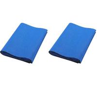 TRIXES Neoprene Waist Trimmer - Adjustable Sweat Belt - Core Support Blue