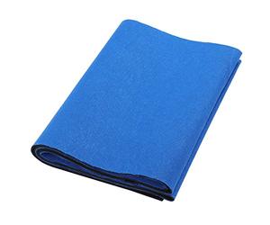 TRIXES Neoprene Waist Trimmer - Sweat Belt - Adjustable - Caloric Burner - Sauna Band - Core Stability - Shedding Excess Weight Blue