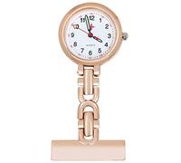 TRIXES Nurses Fob Watch with White Face - Rose Gold Finish | Designed for Care Professionals - Essential Accessory for Doctors, Vets, Dentists, Carers and More - Great Gift Idea