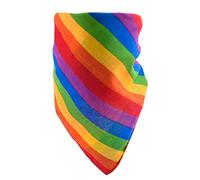 TRIXES Rainbow Cotton Bandana, Pride LGBTQIA2's+ Neckerchief Headscarf