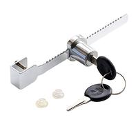 TRIXES Reptile Glass Door Lock for Vivariums, Terrariums, Display Cabinets | Secure Sliding Glass Enclosure Lock with Keys