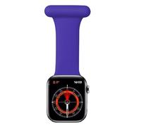 TRIXES Smart Watch Fob - Silicone Nurses Watch Fob - Compatible with Apple Watch Devices - Pin Clasp