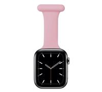 TRIXES Smart Watch Fob - Silicone Nurses Watch Fob - Compatible with Apple Watch Devices - Pin Clasp