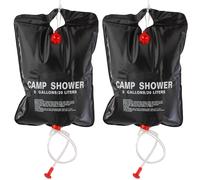 TRIXES Solar Powered 5 Gallon Showers x2 NEW Fishing Camping Outdoors Shower
