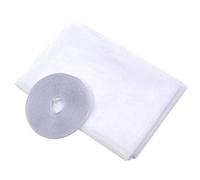 TRIXES White Mosquito Netting Kit for Windows & Doors - Insect Screen | 150cms x 130cms Sheet - Easy Trim to Fit Variety of Windows - Includes Self-Adhesive Fastening Tape