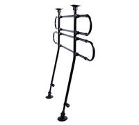 Trixie 1316 Angled Protective Car Boot Bars, 85-140/ 75-110 cm, Black