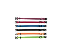 Trixie 1557 6 Puppy Collar M-l: 22-35 Cm/10mm - Id Bands Collars 12 Litter - trixie puppy 6 id bands collars 12 litter puppies tags medium fabric