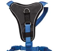TRIXIE 1998302 Premium Y-Harness, 40-45 cm/15 mm, Cobalt Blue, S
