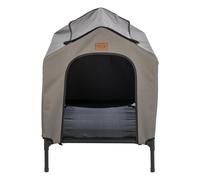 TRIXIE 2-in-1 Dog House and Bed - Elevated Indoor/Outdoor Tent with Removable Cover - Waterproof and Sun-Resistant - for Large Dogs up to 100 lbs - 39