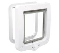 Trixie 2-Way Flap Door for Cats White - 20x22cm