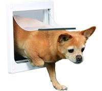 TRIXIE 2-Way Dog Flap, 25 x 29 cm, White