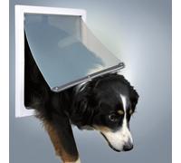 Trixie 2-Way Dog Flap For Dogs M-XL White, Weatherproof, 39x45cm