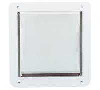 TRIXIE 2-Way Dog Flap, 25 x 29 cm, White