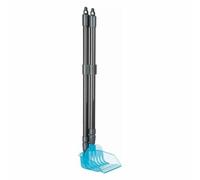 Trixie 23650 Dustpan with Dog Poop Rake 57-102cm Telescopic Adjustment Blue/Grey
