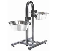 Trixie 2497 Dog Bowl Stand With Separate Height Adjustment 2 x 2.8 L / ø 24 cm