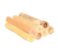 TRIXIE 10 x Ham Filled Chew Rolls 12 cm 10 x 22 g Economy Pack, Treats for Dogs